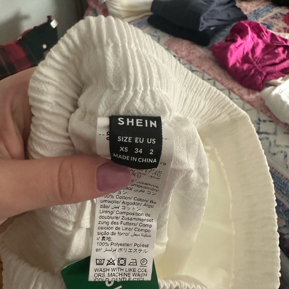 White Drawstring Pants - Picture 6 of 8